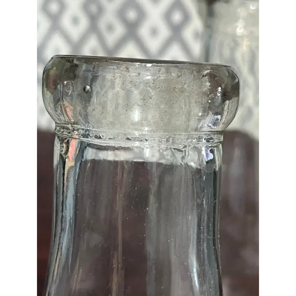 VTG Milk Bottles Rustic Metal Carrier Farmhouse Decor Cottage Core Dairy Cow - Picture 9 of 9